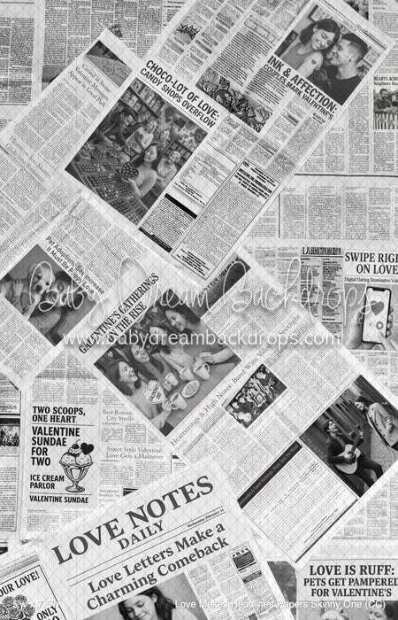 Love Makes Headlines Papers Skinny One (CC)