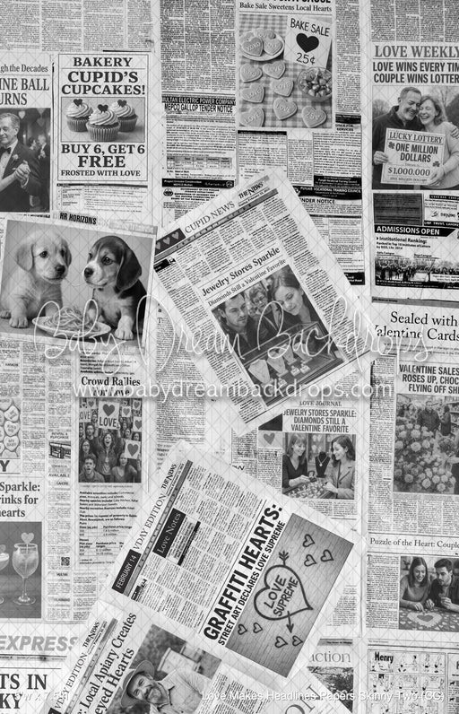 Love Makes Headlines Papers Skinny Two (CC)