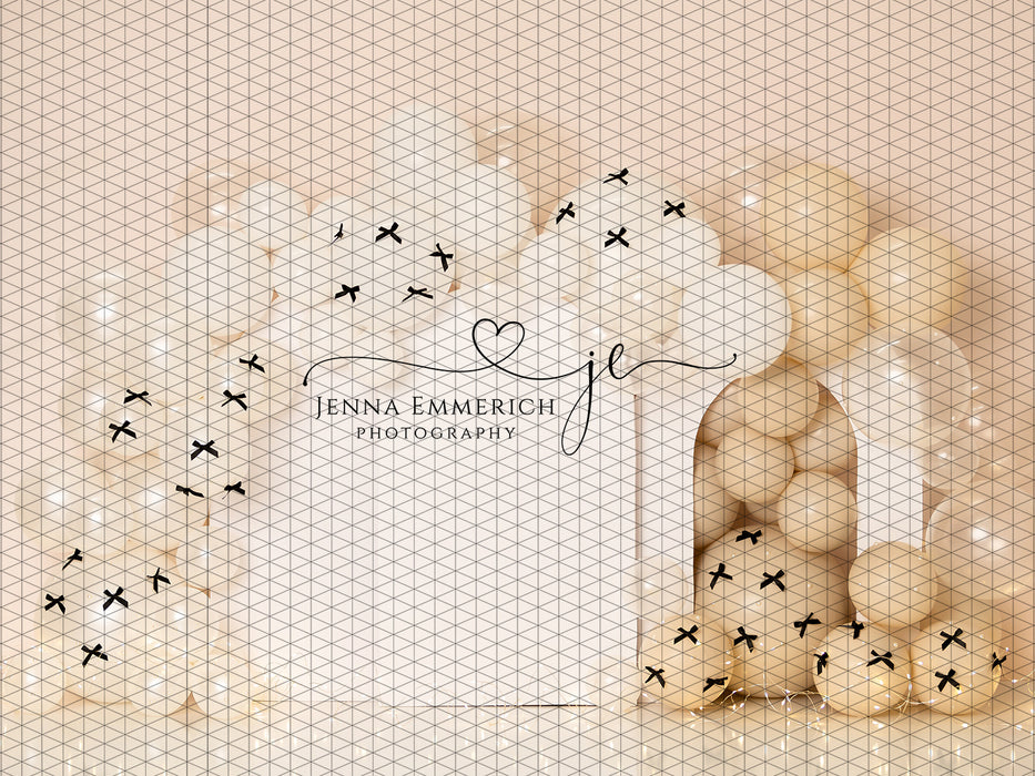 Love Shack Black Bow Balloons (JE)