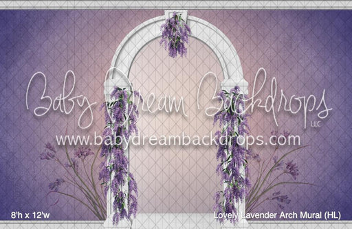 Lovely Lavender Arch Mural (HL)