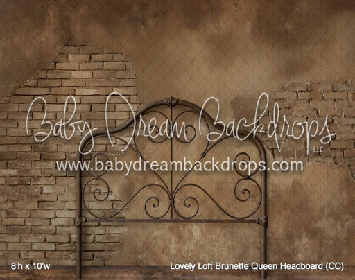 Lovely Loft Brunette Queen Headboard (CC)