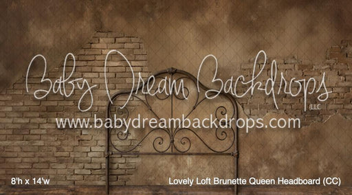 Lovely Loft Brunette Queen Headboard (CC)