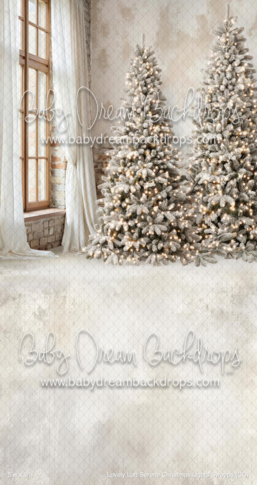 Lovely Loft Serene Christmas Lights Sweeps (CC)