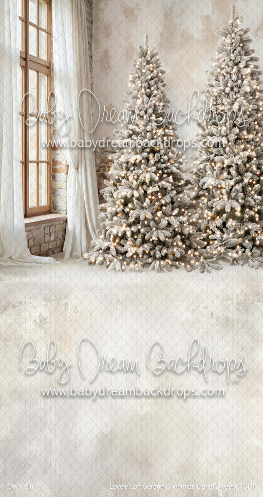 Lovely Loft Serene Christmas Lights Sweeps (CC)