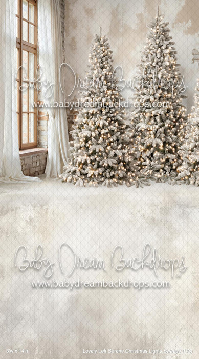 Lovely Loft Serene Christmas Lights Sweeps (CC)