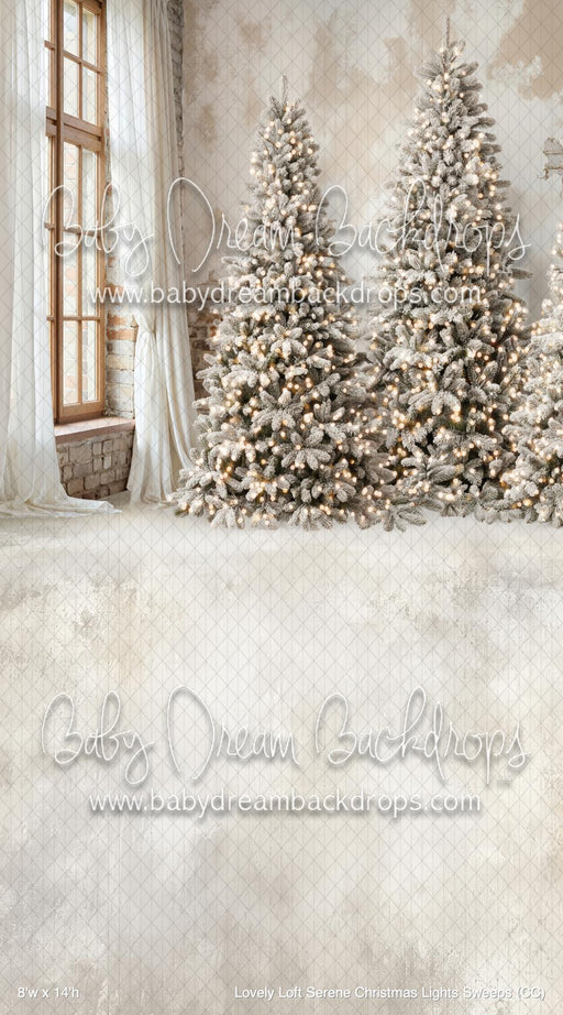 Lovely Loft Serene Christmas Lights Sweeps (CC)