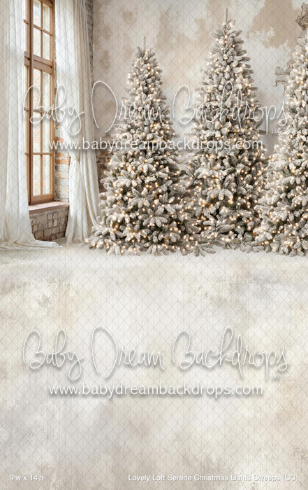Lovely Loft Serene Christmas Lights Sweeps (CC)
