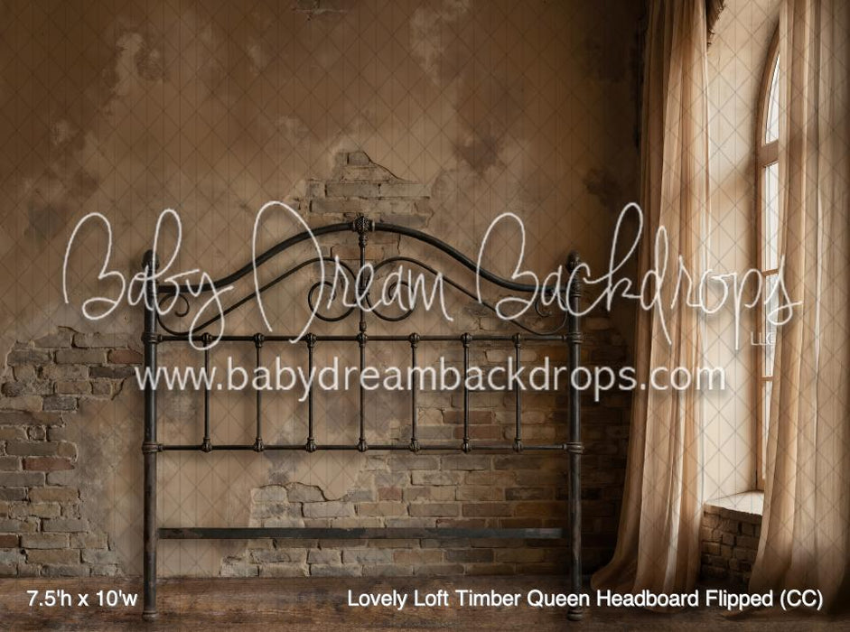 Lovely Loft Timber Queen Headboard Flipped (CC)