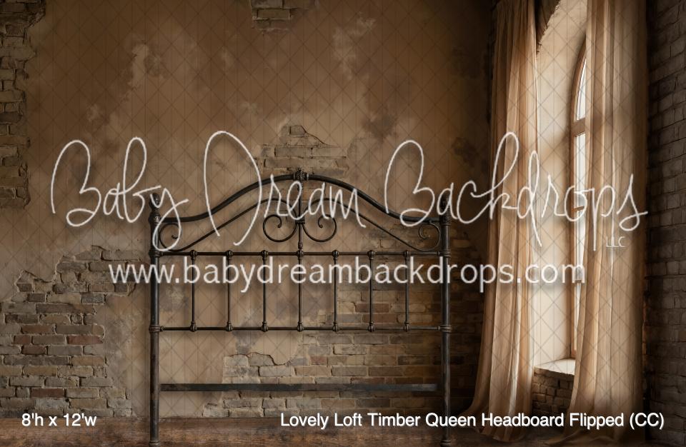 Lovely Loft Timber Queen Headboard Flipped (CC)