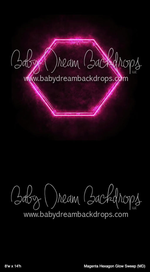 Magenta Hexagon Glow Sweep (MD)