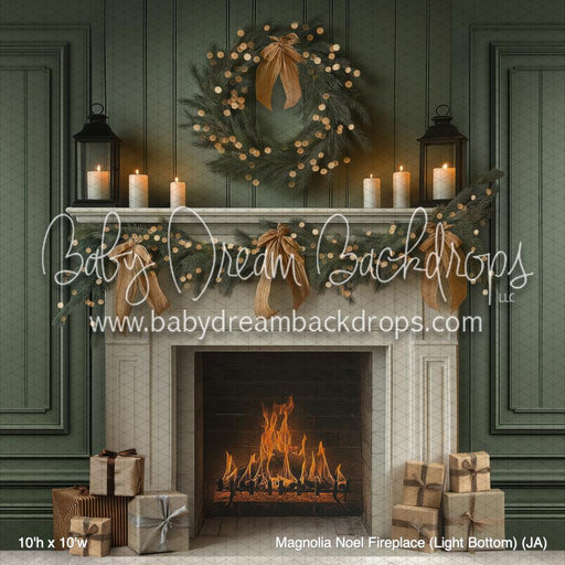 Magnolia Noel Fireplace (Light Bottom) (JA)