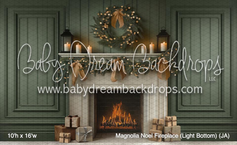 Magnolia Noel Fireplace (Light Bottom) (JA)