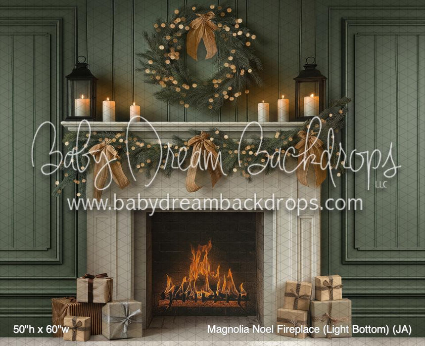 Magnolia Noel Fireplace (Light Bottom) (JA)