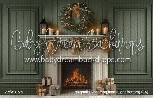 Magnolia Noel Fireplace (Light Bottom) (JA)