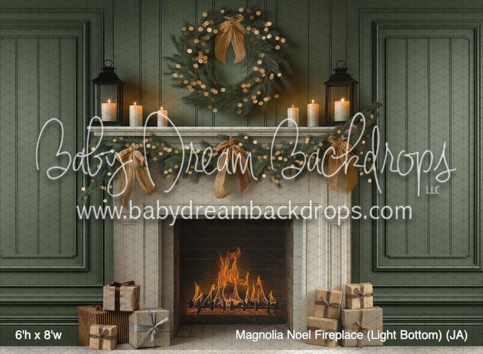 Magnolia Noel Fireplace (Light Bottom) (JA)