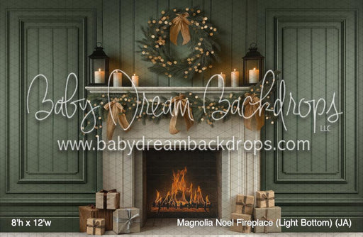 Magnolia Noel Fireplace (Light Bottom) (JA)