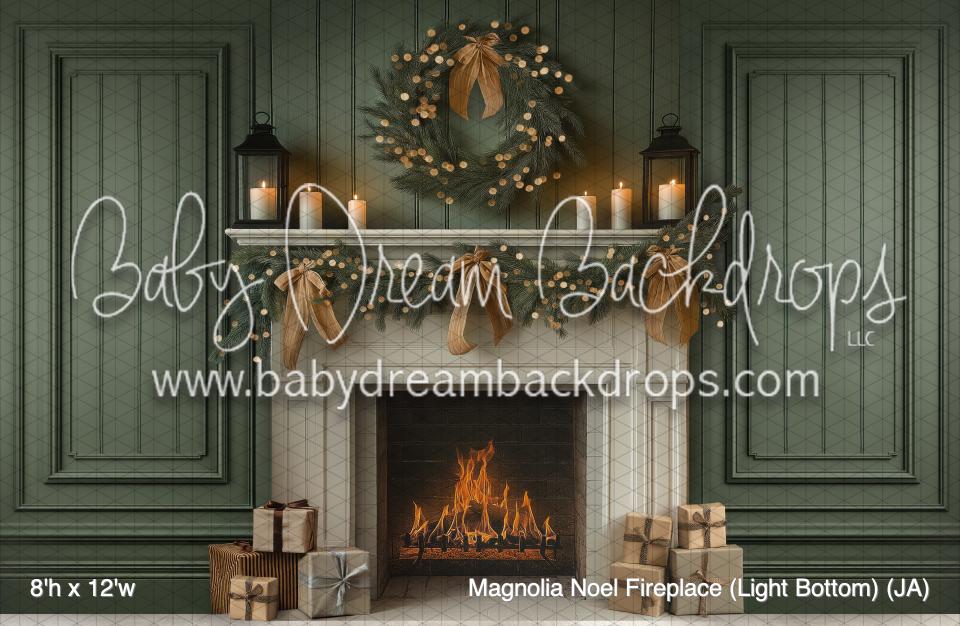 Magnolia Noel Fireplace (Light Bottom) (JA)