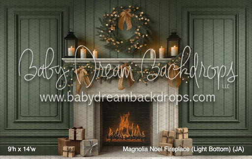 Magnolia Noel Fireplace (Light Bottom) (JA)