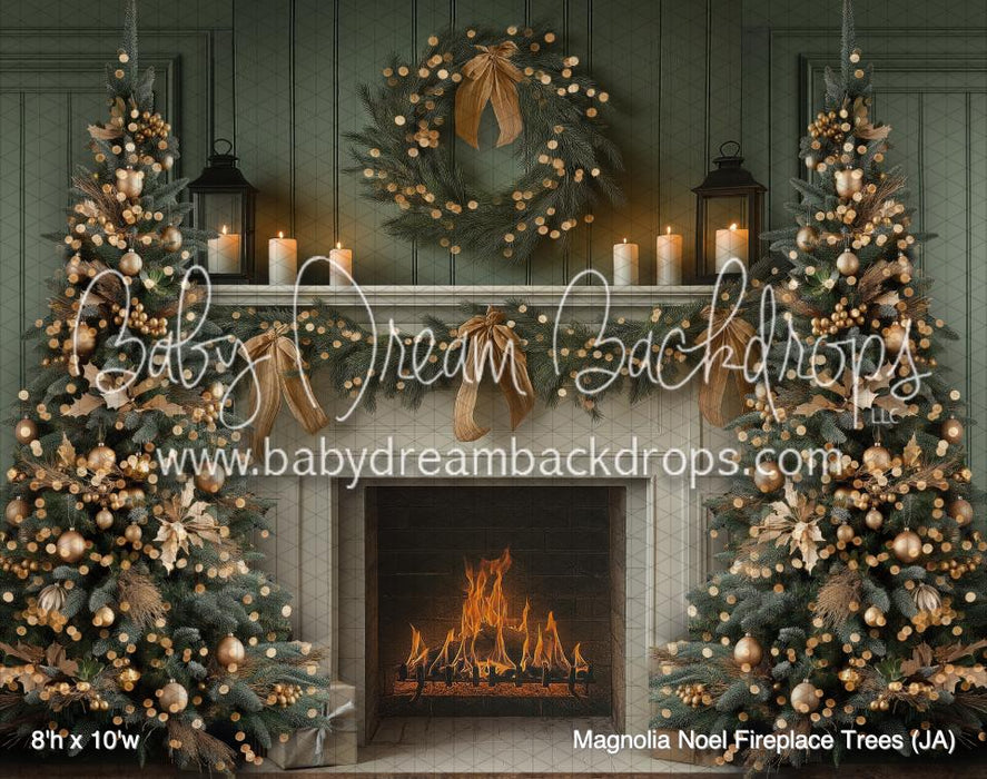 Magnolia Noel Fireplace Trees (JA)