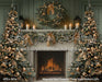 Magnolia Noel Fireplace Trees (Light Bottom) (JA)