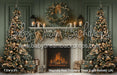 Magnolia Noel Fireplace Trees (Light Bottom) (JA)