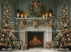 Magnolia Noel Fireplace Trees (Light Bottom) (JA)