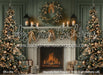 Magnolia Noel Fireplace Trees (Light Bottom) (JA)