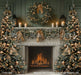 Magnolia Noel Fireplace Trees (Light Bottom) (JA)