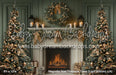 Magnolia Noel Fireplace Trees (Light Bottom) (JA)