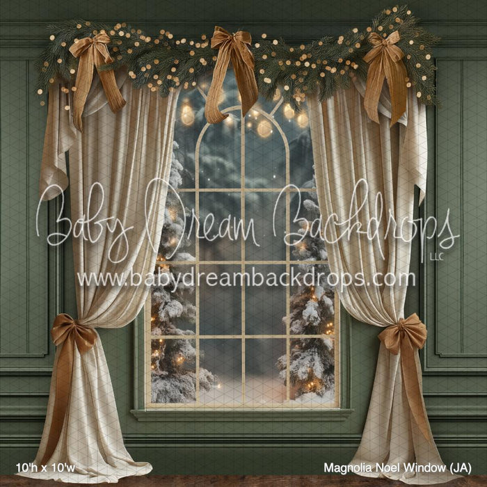 Magnolia Noel Window (JA)
