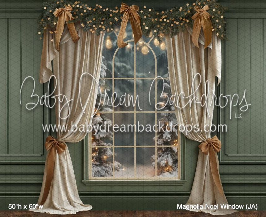 Magnolia Noel Window (JA)