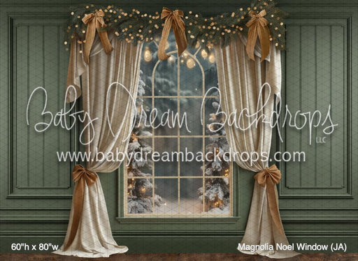 Magnolia Noel Window (JA)