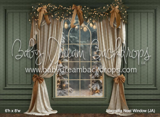 Magnolia Noel Window (JA)