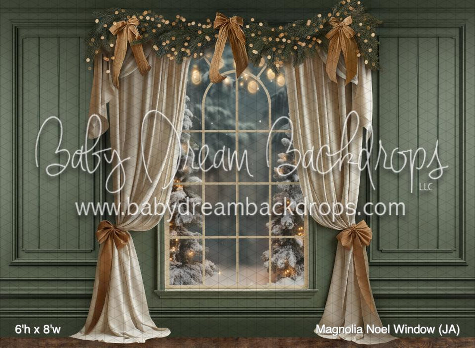 Magnolia Noel Window (JA)