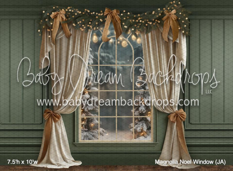 Magnolia Noel Window (JA)