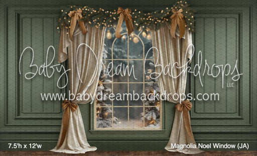 Magnolia Noel Window (JA)