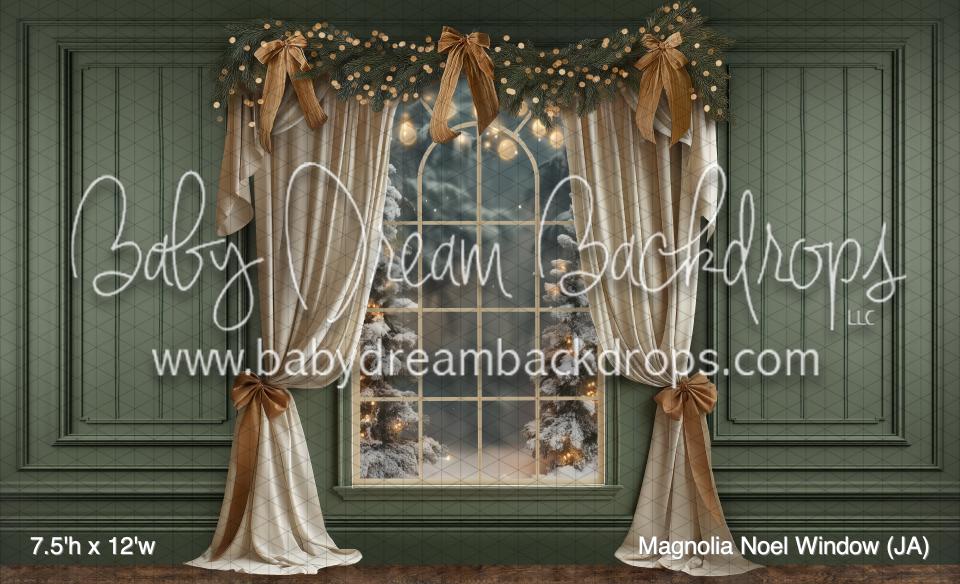 Magnolia Noel Window (JA)