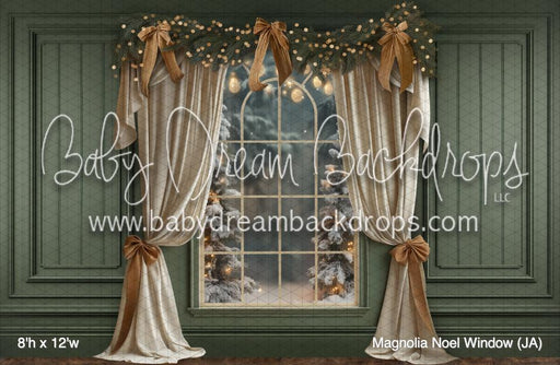 Magnolia Noel Window (JA)