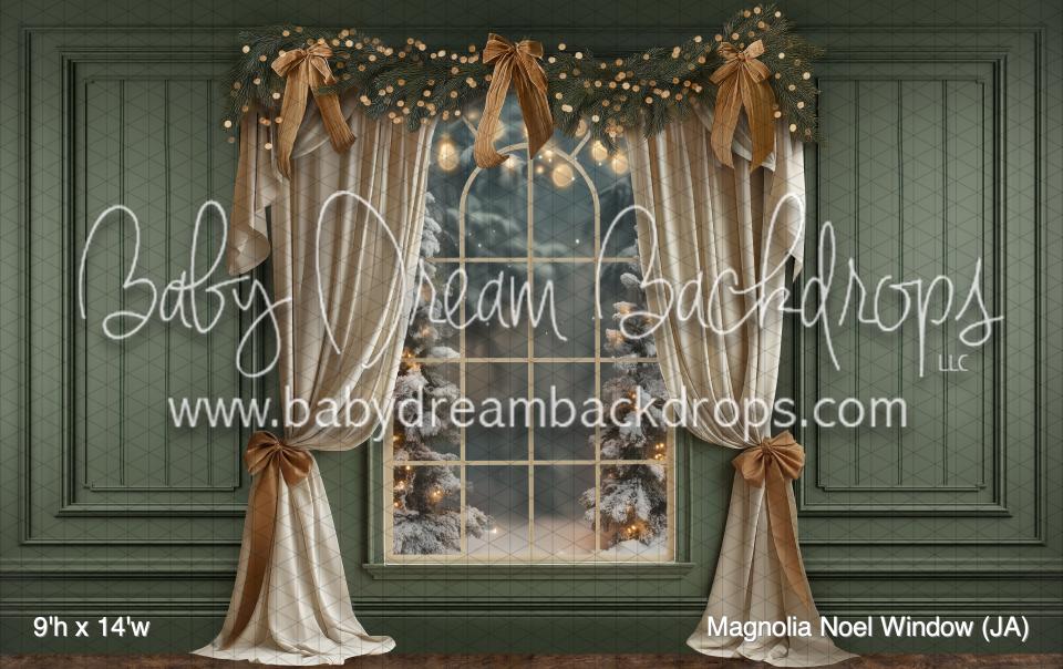 Magnolia Noel Window (JA)