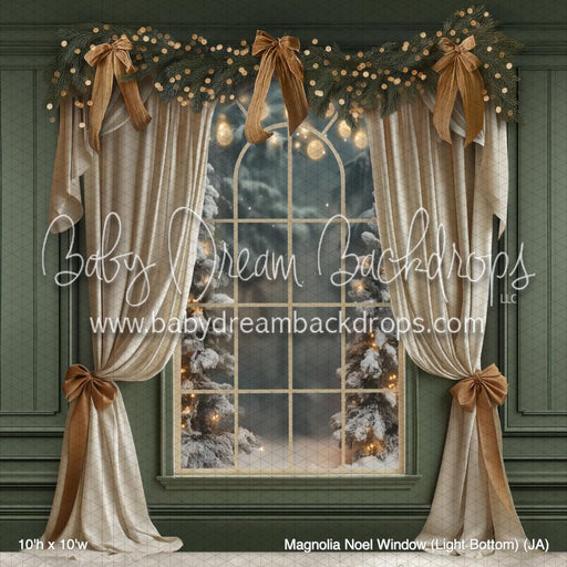 Magnolia Noel Window (Light Bottom) (JA)