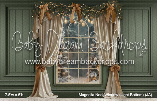 Magnolia Noel Window (Light Bottom) (JA)