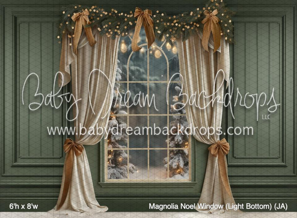 Magnolia Noel Window (Light Bottom) (JA)