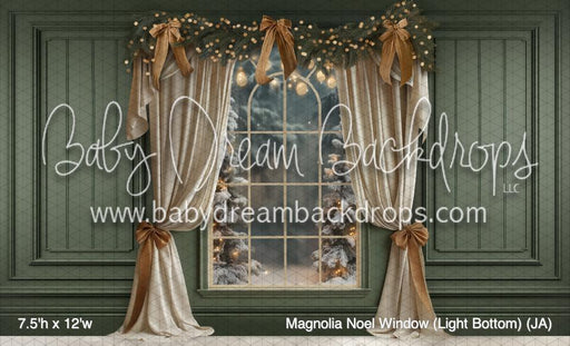 Magnolia Noel Window (Light Bottom) (JA)