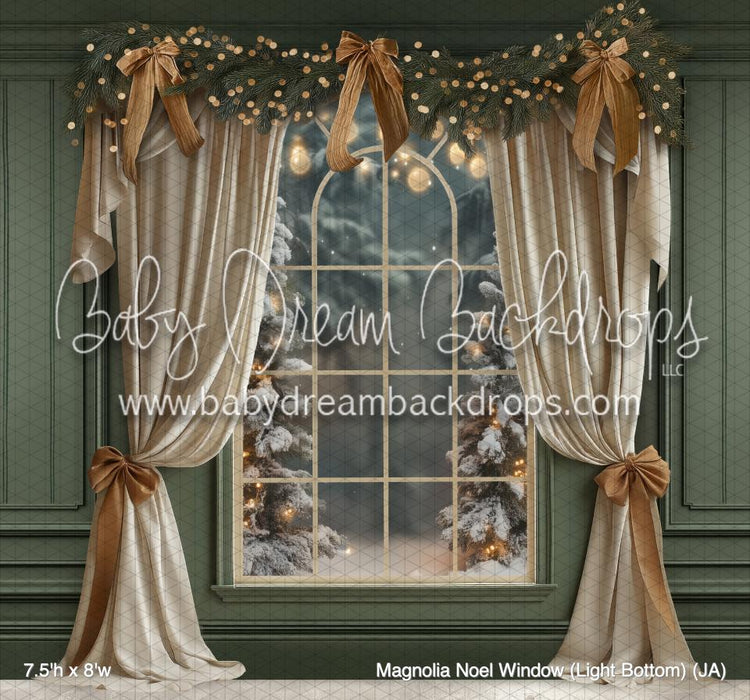 Magnolia Noel Window (Light Bottom) (JA)