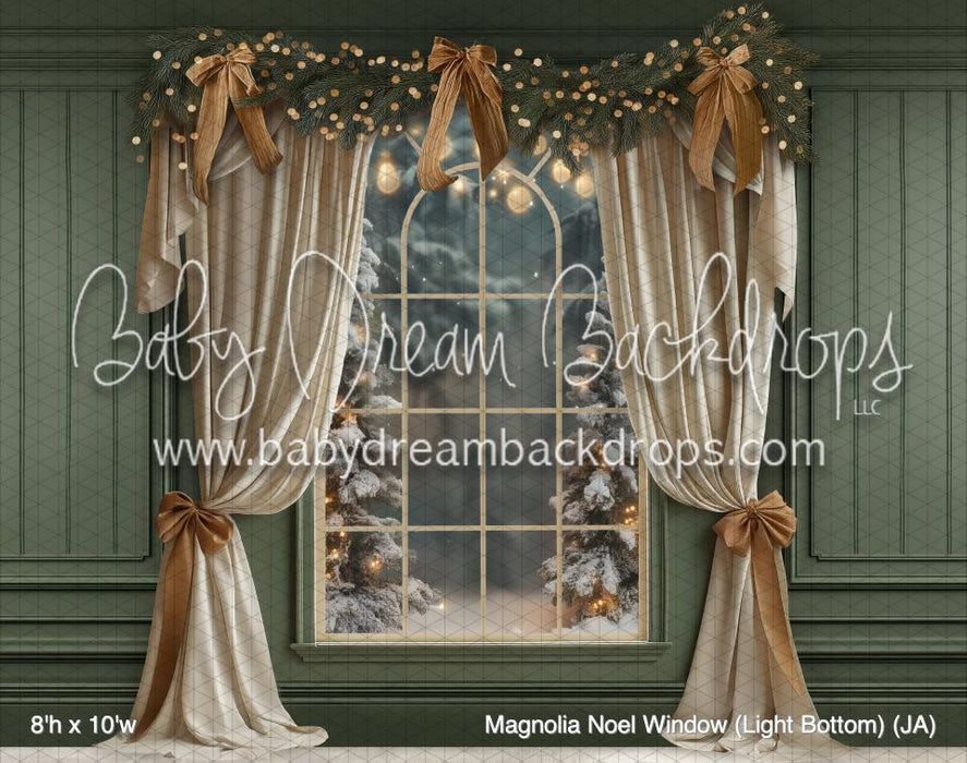Magnolia Noel Window (Light Bottom) (JA)