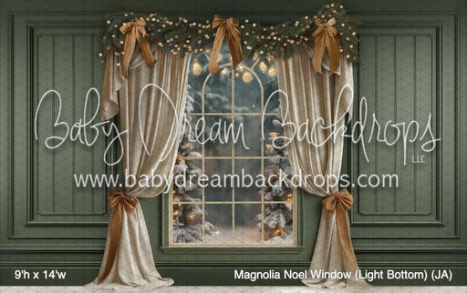 Magnolia Noel Window (Light Bottom) (JA)