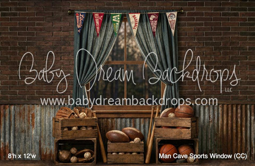 Man Cave Sports Window (CC)