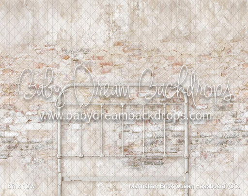Manhatten Brick Queen Headboard (CC)