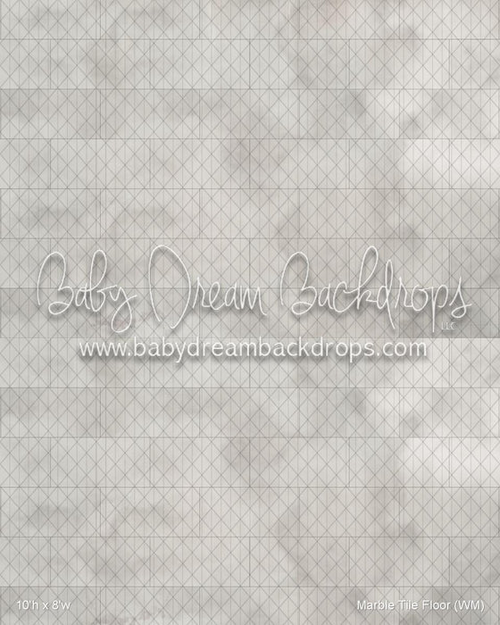 Marble Tile Fabric Floor (WM)