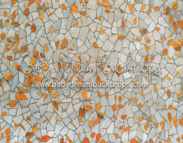 Marigold Pumpkin Shop Stone Fabric Floor (MD)